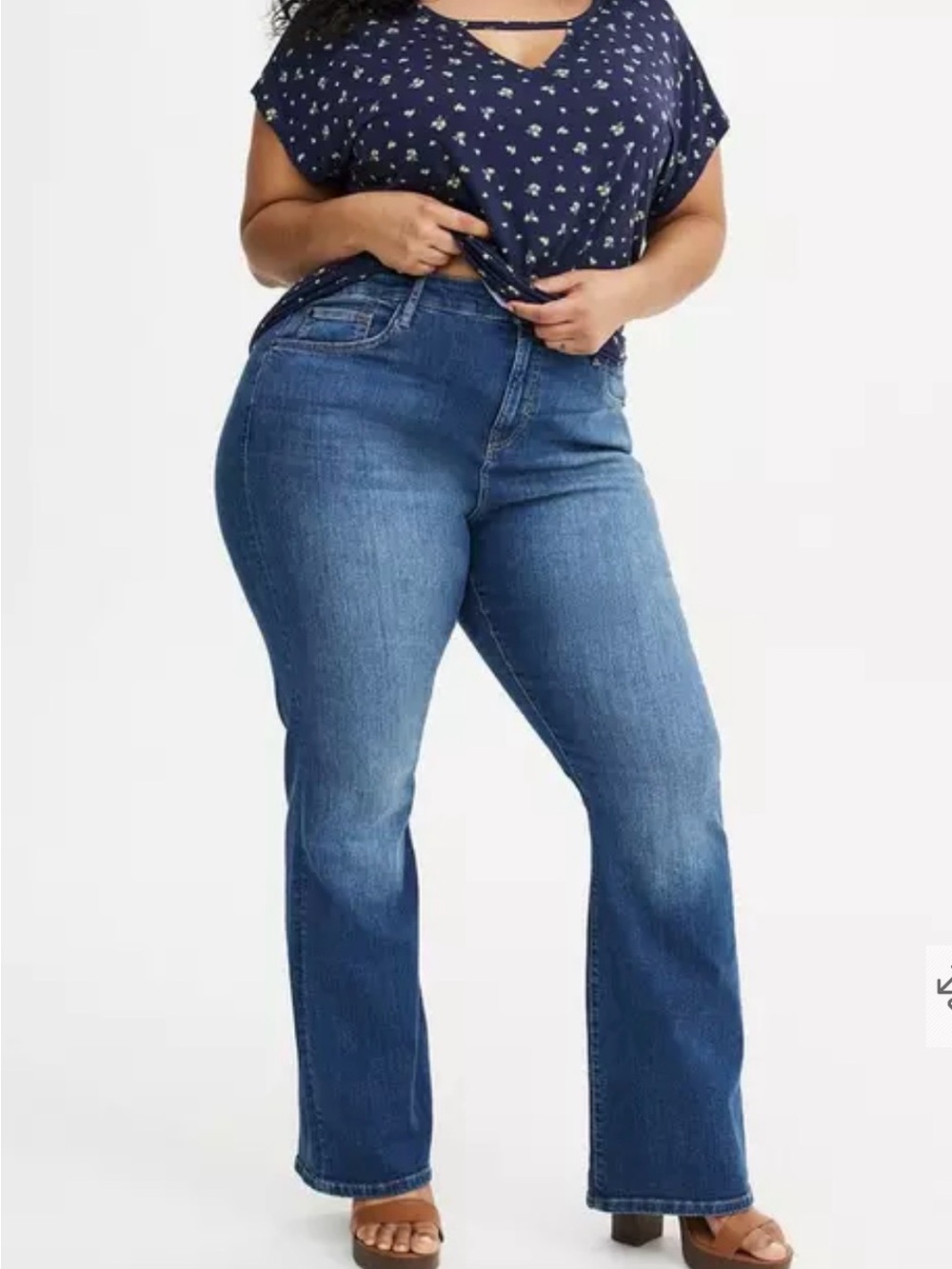 Torrid Trio Slim Boot High-Rise limited Stretch Jeans size 16S-20S